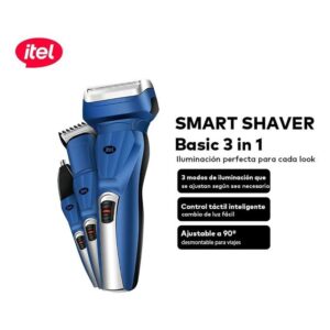 Tondeuse Multifonction itel Smart Shaver Basic 3 in 1 – Rasoir, Tondeuse à Cheveux et Nez