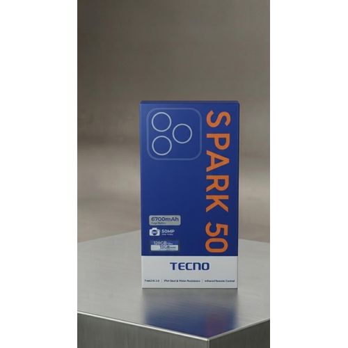 Smartphone TECNO Spark 50 – Batterie 6700mAh, Écran 120Hz, Caméra 50MP, IP64 – Image 2
