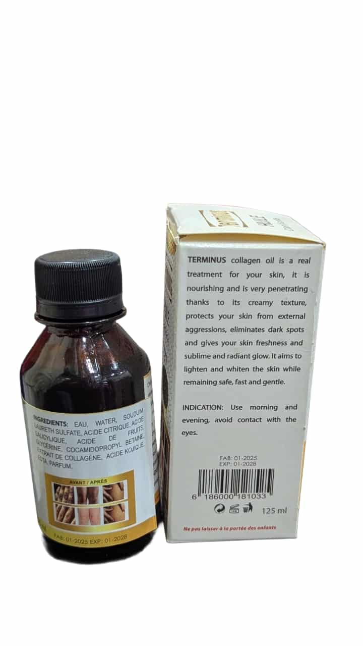 Terminus Huile Clarifiante aux Extraits de Collagène – Soin Anti-Taches (125 ml) – Image 2