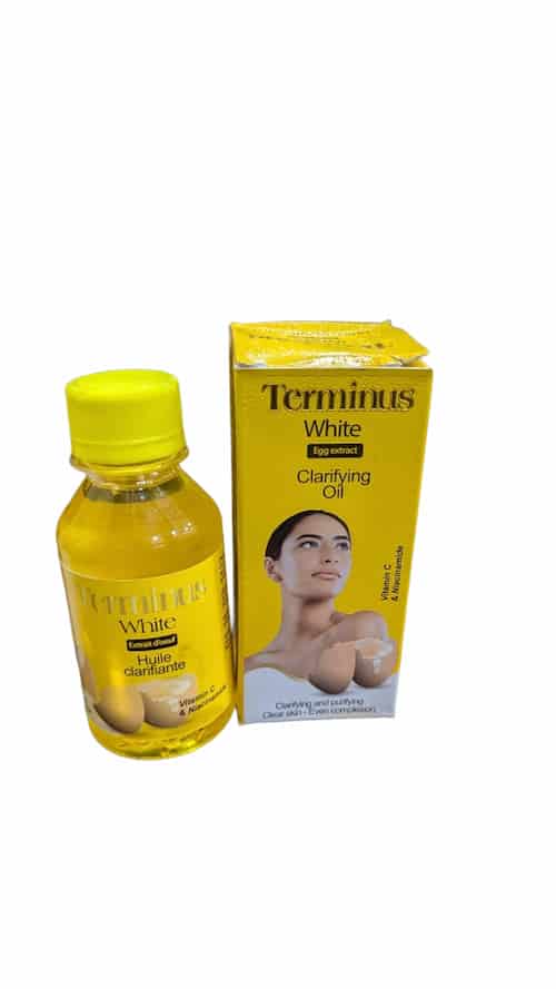 Huile Clarifiante Terminus White – Aux Extraits d'Œuf, Vitamine C & Niacinamide (125ml)