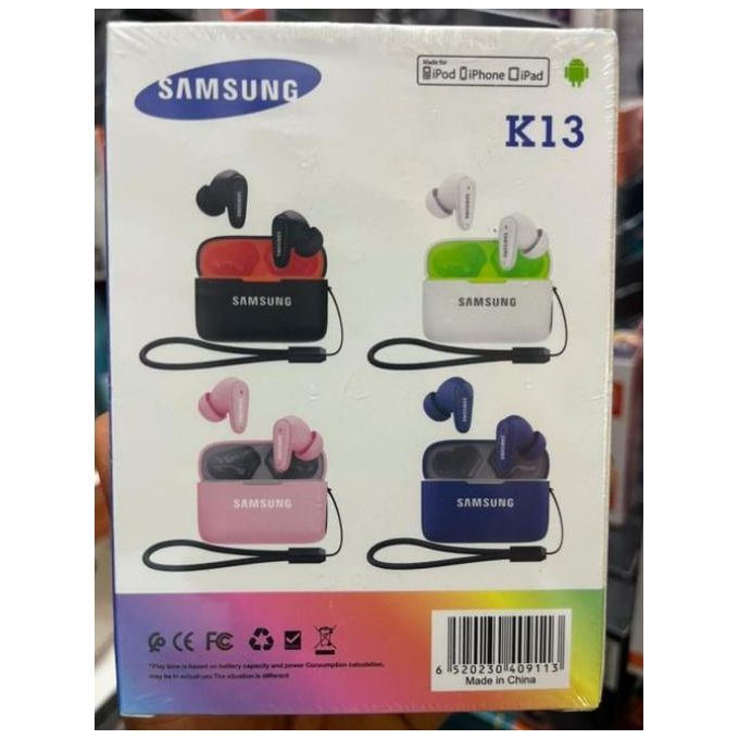 Écouteurs Sans Fil Bluetooth K13 – Compatible iPhone/Android, Boîtier de Charge Inclus – Image 2