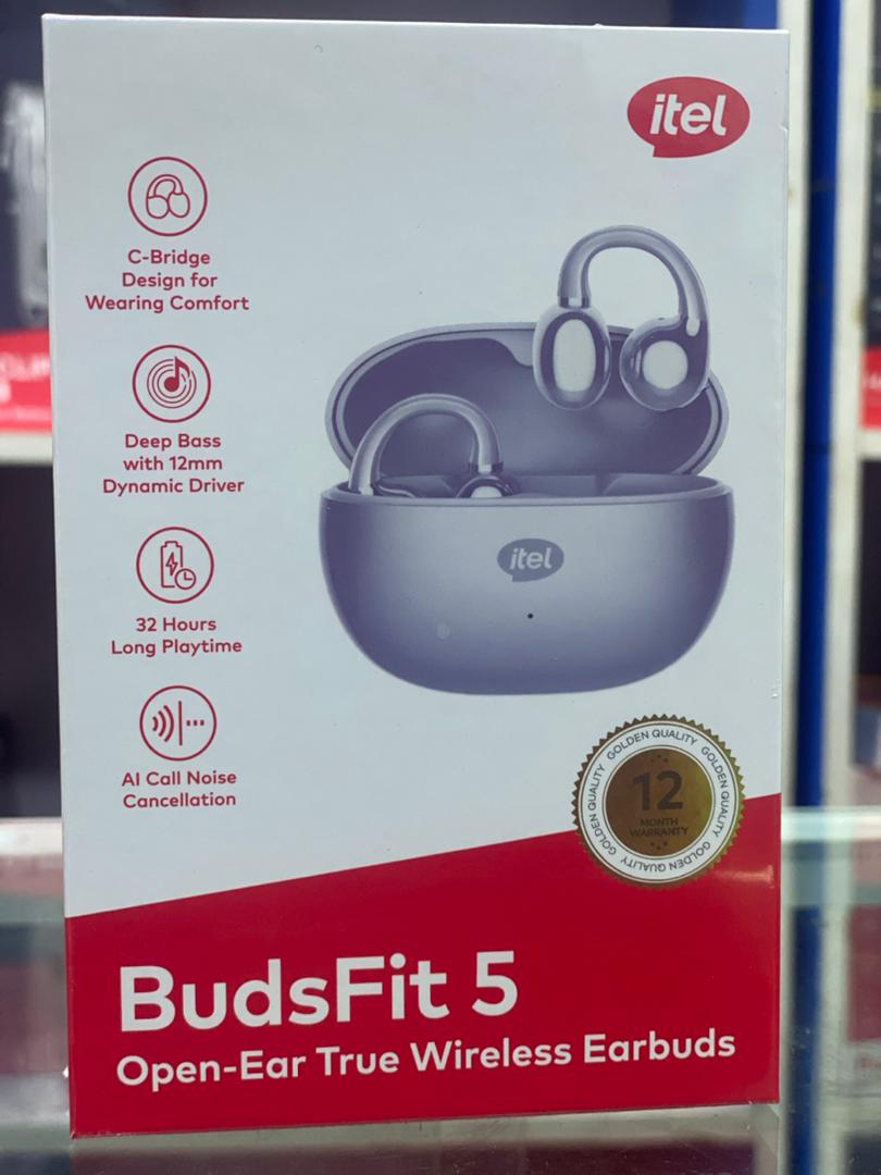 Écouteurs Sans Fil itel BudsFit 5 – Open-Ear, Design C-Bridge, 32H d'Autonomie – Image 2