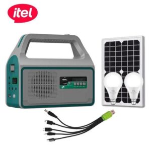 Système d'Éclairage Solaire Multifonction itel Solar Light System-P2 (ISLS-002A) – 5-en-1, 7200mAh et 2900 LM