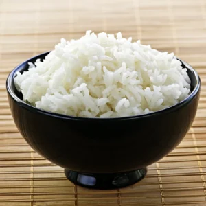 Riz Blanc Cuit à la Vapeur (Sauce au Choix)