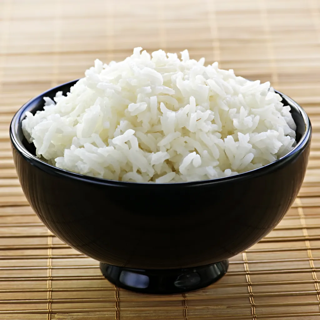 Riz Blanc Cuit à la Vapeur (Sauce au Choix)