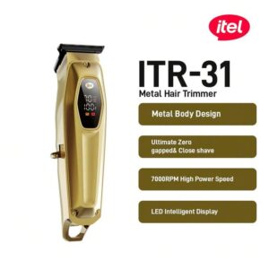 Tondeuse Finition itel ITR-31 Smart Trimmer Edge – Corps Métal, 7000RPM, Précision Zéro-Gap