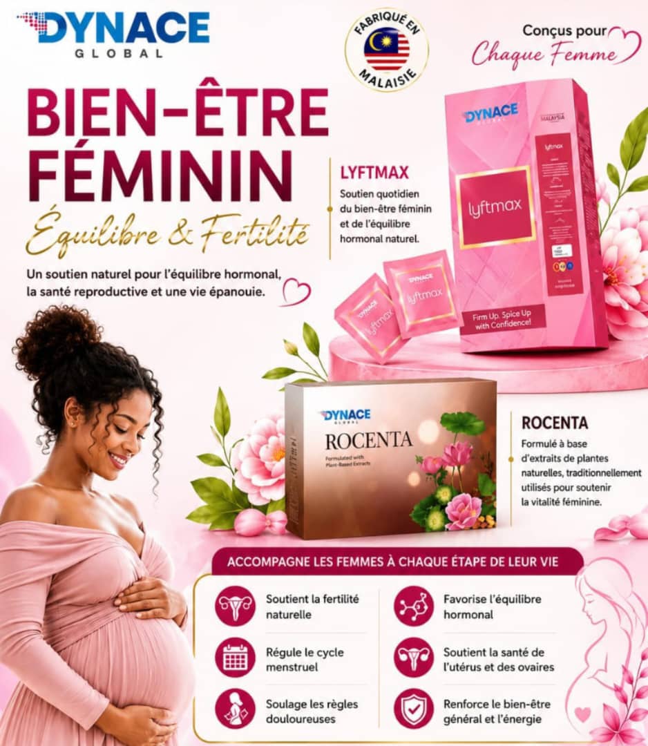 Pack Bien-Être Féminin Dynace Global – Rocenta & Lyftmax (Équilibre & Fertilité) – Image 2
