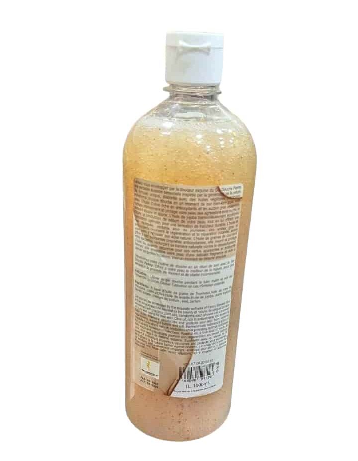 Fanny Gel Douche Gommant - Soin Exfoliant 100% Naturel pour Teint Marron Clair (1L) – Image 2