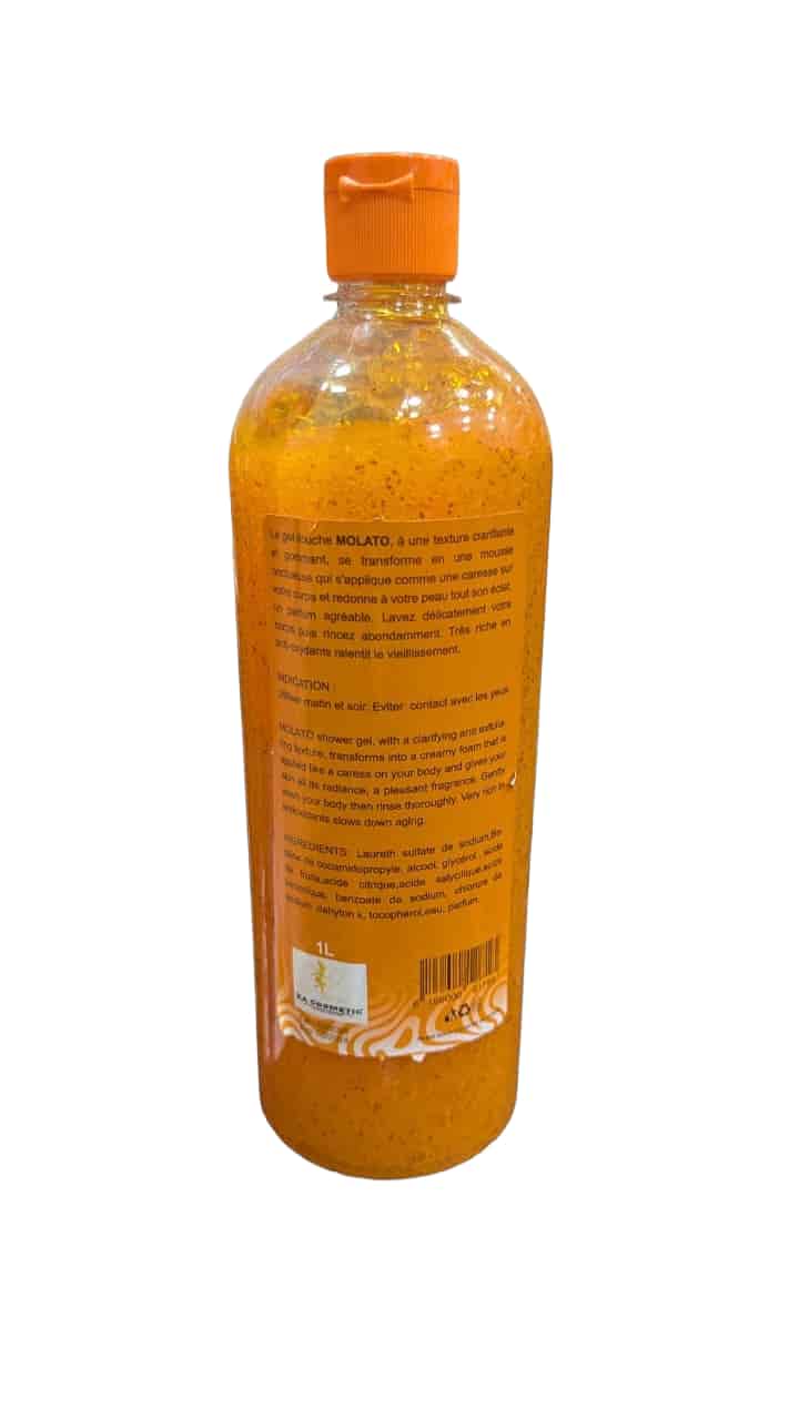 Gel Douche Molato Extra Blanchissant aux Extraits de Fruits – Soin Clarifiant et Anti-Âge (1L) – Image 2