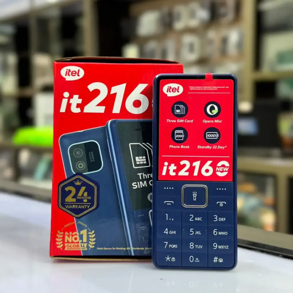 Téléphone itel it2167 – Charge Type-C, Batterie 1000mAh, Touche Torche Intégrée – Image 2