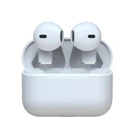Écouteurs Bluetooth Sans Fil Pro 5S – Design Intra-Auriculaire Blanc, Boîtier de Charge Inclus