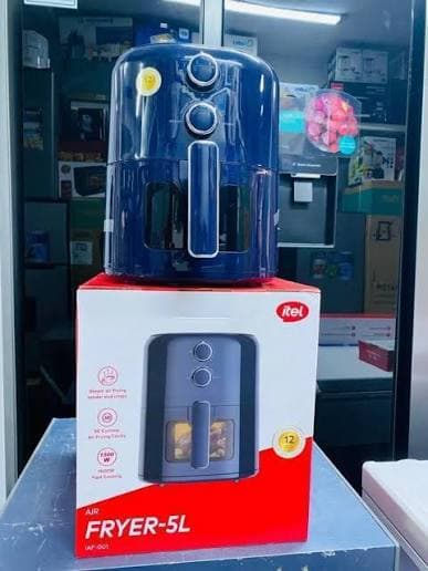 Friteuse à Air itel Air Fryer 5L (IAF-001) – 1500W, Sans Huile, Technologie Cyclone 3D – Image 2