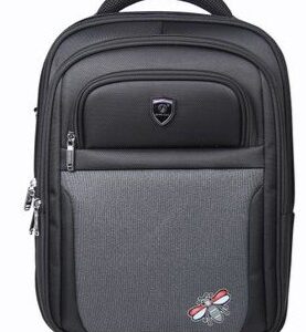 Sac à Dos Professionnel pour Ordinateur S-1107 / S-1108 – Design Élégant Noir et Gris, Compartiment Rembourré