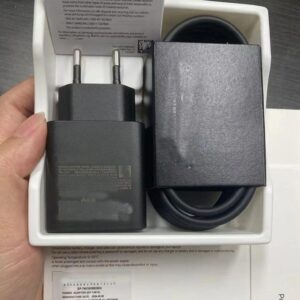 Chargeur Secteur Rapide 45W PD – Adaptateur Mural USB-C avec Câble USB-C vers USB-C, Noir