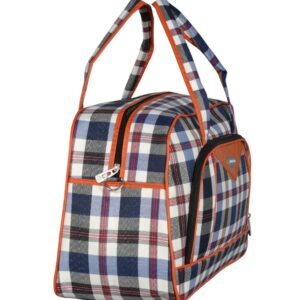 Sac de Voyage à Carreaux Tendance – Grand Format, Spacieux et Élégant