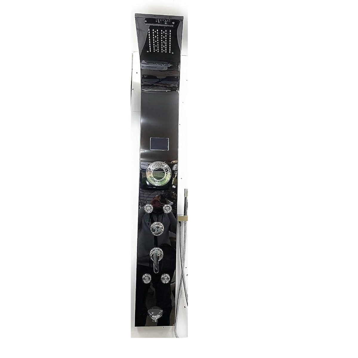 Colonne de Douche Hydromassante Noire – Acier Inoxydable 304, Affichage Numérique, Jets Spa et Douchette – Image 4
