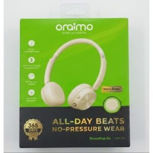 Casque Audio Sans Fil Oraimo BoomPop Air (OHP-316) – Autonomie 80 Heures