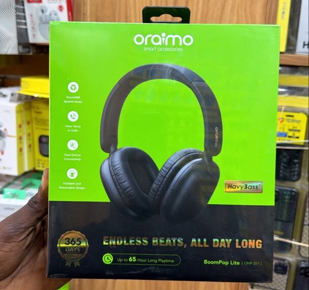 Casque Sans Fil Oraimo BoomPop Lite (OHP-317) – Audio Spatial 360° – Image 3