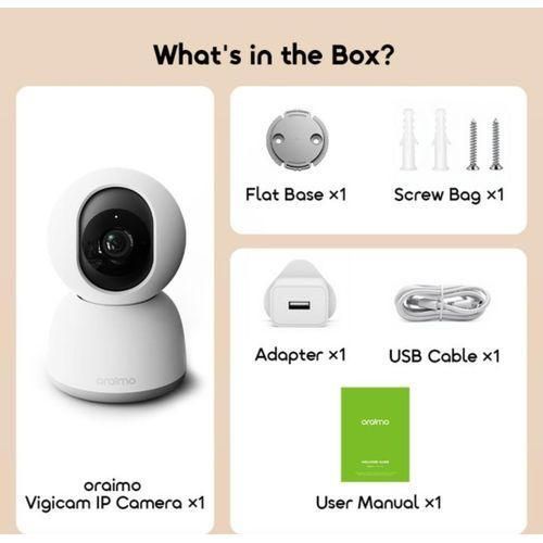 Caméra IP de Surveillance Intérieure Oraimo VigiCam (OSH-015A) – Ultra HD – Image 5