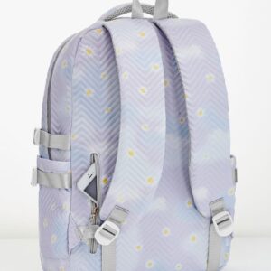 Sac à Dos Scolaire et Casual à Motifs Marguerites – Pastel, Ergonomique et Spacieux