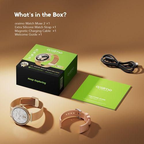 Montre Connectée Femme Oraimo Watch Muse 2 (OSW-830N) – Écran 1.32" AMOLED, Appels HD Sans Fil – Image 3