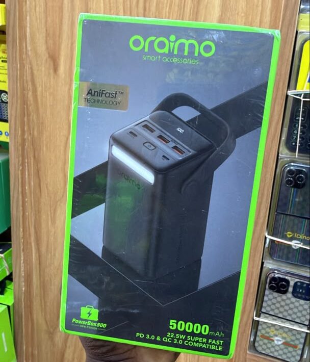Batterie Externe Haute Capacité 50000 mAh Oraimo PowerBox 500 (OPB-P5000N) – Image 3