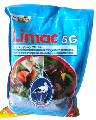 Molluscicide Granulé Limac 5 G – Métaldéhyde 50 g/Kg, Poids Net 1 Kg – Image 2