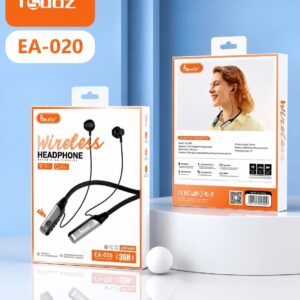 Écouteurs Tour de Cou Sans Fil Fsudz EA-020 – Bluetooth 5.3, Autonomie 36h, Affichage LED et Port Carte Mémoire