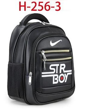 Sac à Dos Urbain H-256-3 "STR BOY" – Noir, Stylé et Multi-Poches
