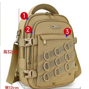 Sacoche Tactique Multipoches Denggao 12,5" – Modèles H-345 à H-348, Compacte et Modulaire
