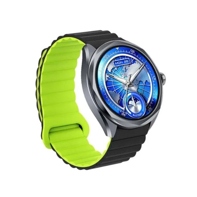 Montre Connectée Ronde Oraimo Watch Nova 2R (OSW-834) – Écran AMOLED 1.43", Finition Luxe Taillée Diamant, Appels HD et Bracelet Supplémentaire – Image 3