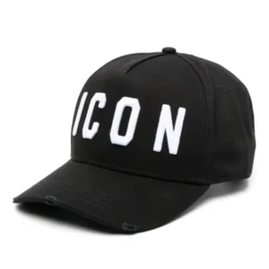 Casquette de Baseball Unisexe "ICON" – Style Streetwear et Finitions Effilochées