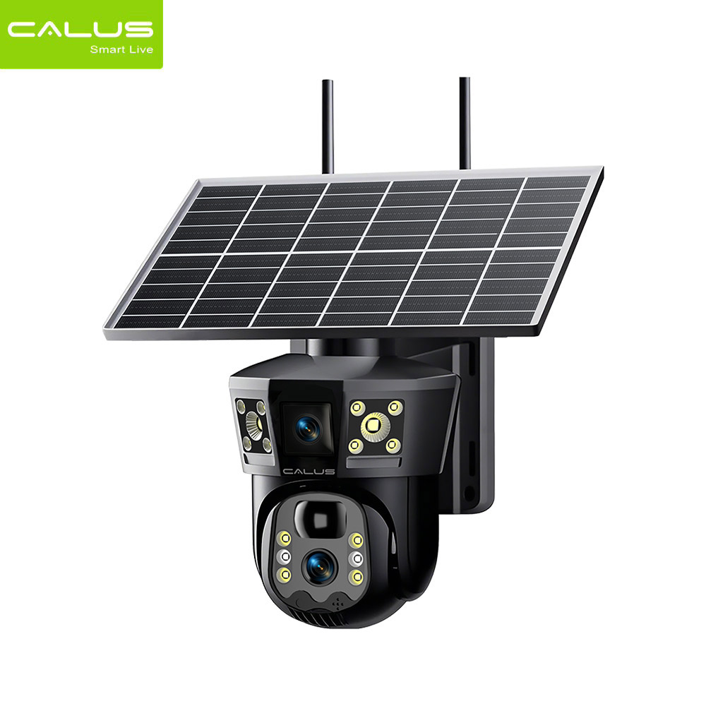 Caméra de Surveillance Solaire 4G CALUS VC 17-4G – 3MP Haute Définition, Vision Nocturne Couleur & Sans Wi-Fi