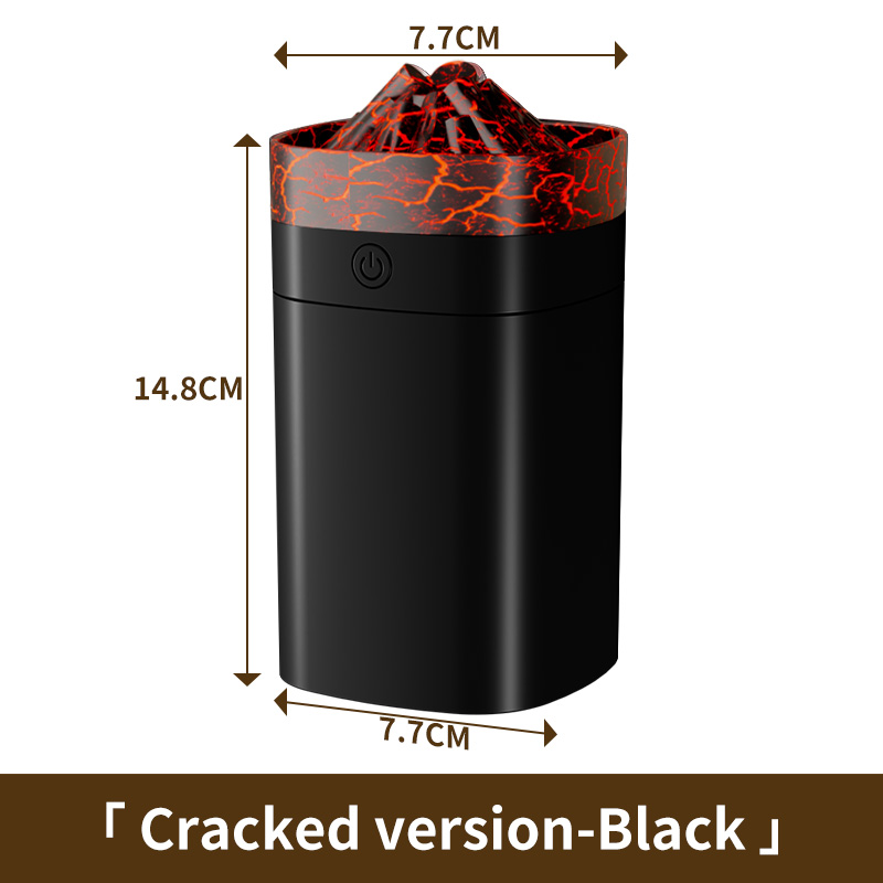 Humidificateur d'Air Effet Volcan / Flamme Design "Cracked Version" – Image 3