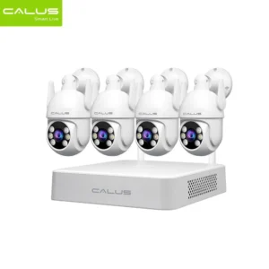 Kit de Vidéosurveillance Wi-Fi 4 Canaux CALUS NVS11-4 – 4 Caméras & Disque Dur 500 Go Inclus