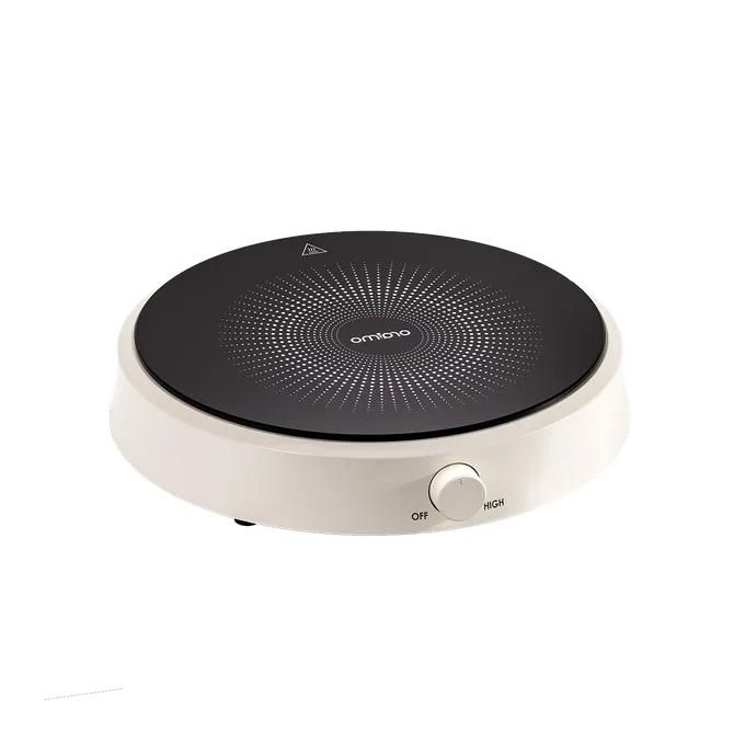 Plaque à Induction Portable Oraimo – 2100W, 8 Niveaux de Chauffe, Bouton Rotatif de Précision