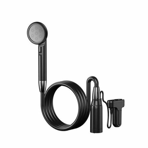 Douche Électrique Portable Rechargeable Oraimo – Pompe Immergée, Pommeau, Flexible, Batterie et Kit d'Installation Complet, Noir – Image 2