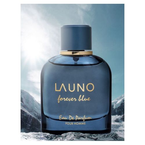 Eau de Parfum LAUNO Forever Blue Pour Homme – 100 ml, Fragrance Masculine Élégante – Image 2