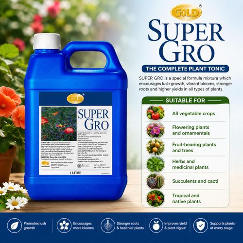 Tonic pour Plantes Gold Super Gro – Formule Complète, Bidon de 5 Litre, Croissance, Floraison et Rendements Optimisés – Image 2