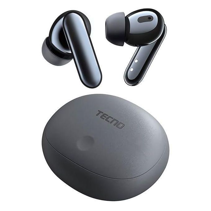 Écouteurs Sans Fil TECNO True 1 TWS – Réduction de Bruit Adaptative ANC 42dB, Autonomie 45H, 6 Micros ENC – Image 2
