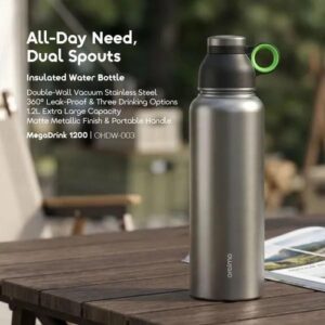 Bouteille Isotherme en Acier Inoxydable 1.2L Oraimo MegaDrink 1200 (OHDW-003)