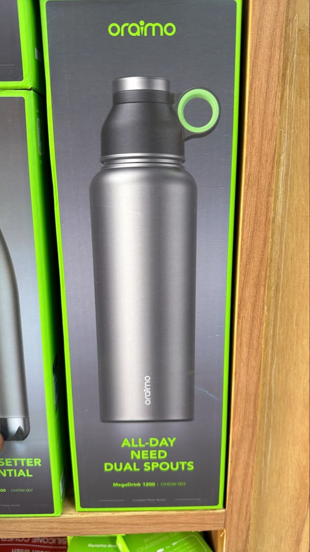 Bouteille Isotherme en Acier Inoxydable 1.2L Oraimo MegaDrink 1200 (OHDW-003) – Image 3