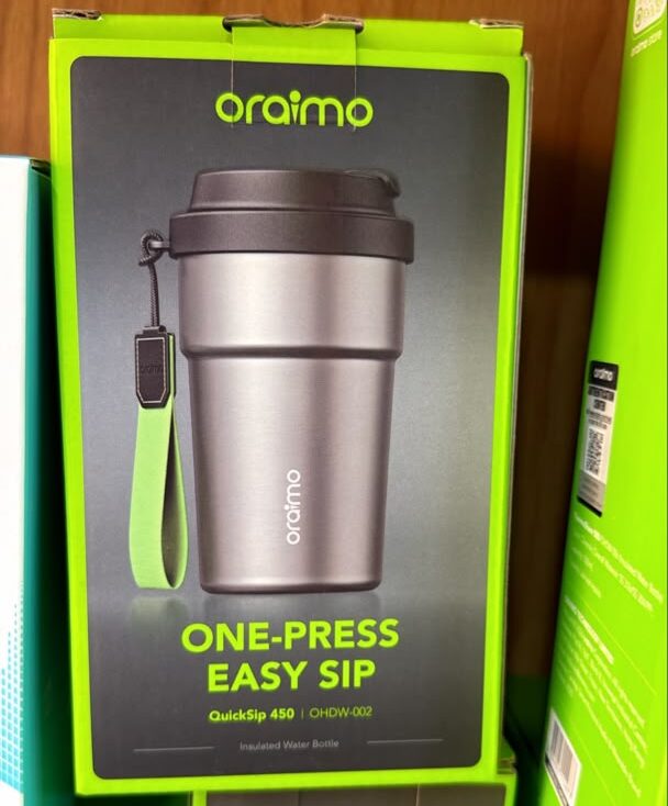 Tasse / Gourde Isotherme Oraimo QuickSip 450 (OHDW-002) – Image 3