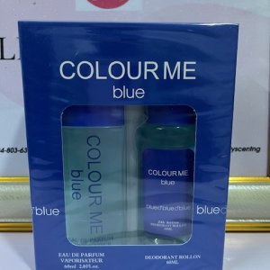 Coffret Cadeau Parfum Colour Me Blue – Eau de Parfum 60 ml & Déodorant Roll-On 60 ml