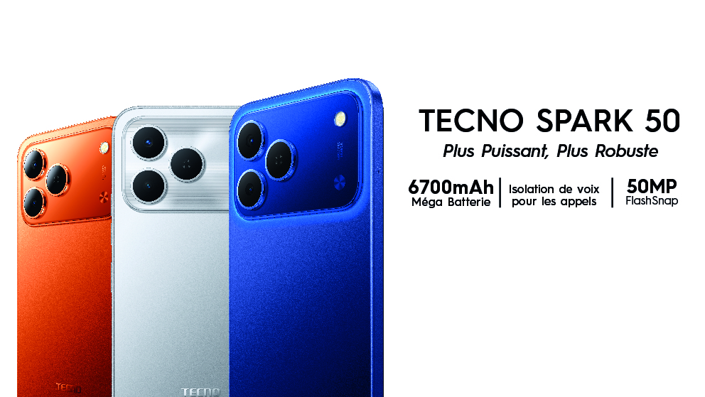 Tecno Spark 50 (4Go/128Go) – Batterie Mega 6700mAh & Caméra 50MP – Image 2