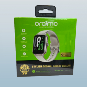 Oraimo Watch 6 Pro (OSW-807S) Montre Connectée – Appels Bluetooth HD, Suivi Santé, IP68