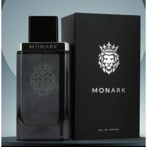 Eau de Parfum Monark – Fragrance Intense et Prestigieuse, Flacon Noir et Argent
