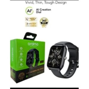 Montre Connectée Oraimo Watch 5 Lite (OSW-804) – Design Fin et Robuste, Appels Bluetooth HD, Cadrans IA et Suivi Santé