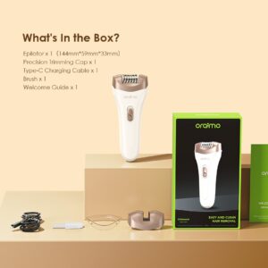 Épilateur Électrique Tout-en-Un Oraimo SilkSmooth (OBE-210N)