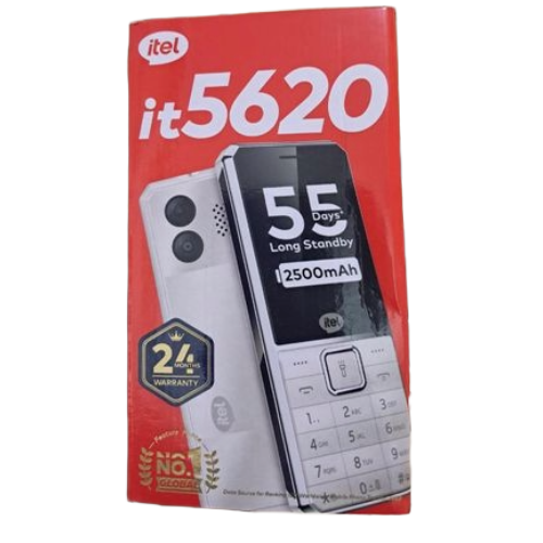 Itel it5620 – Batterie 2500mAh (55 Jours d'Autonomie) & Garantie 24 Mois